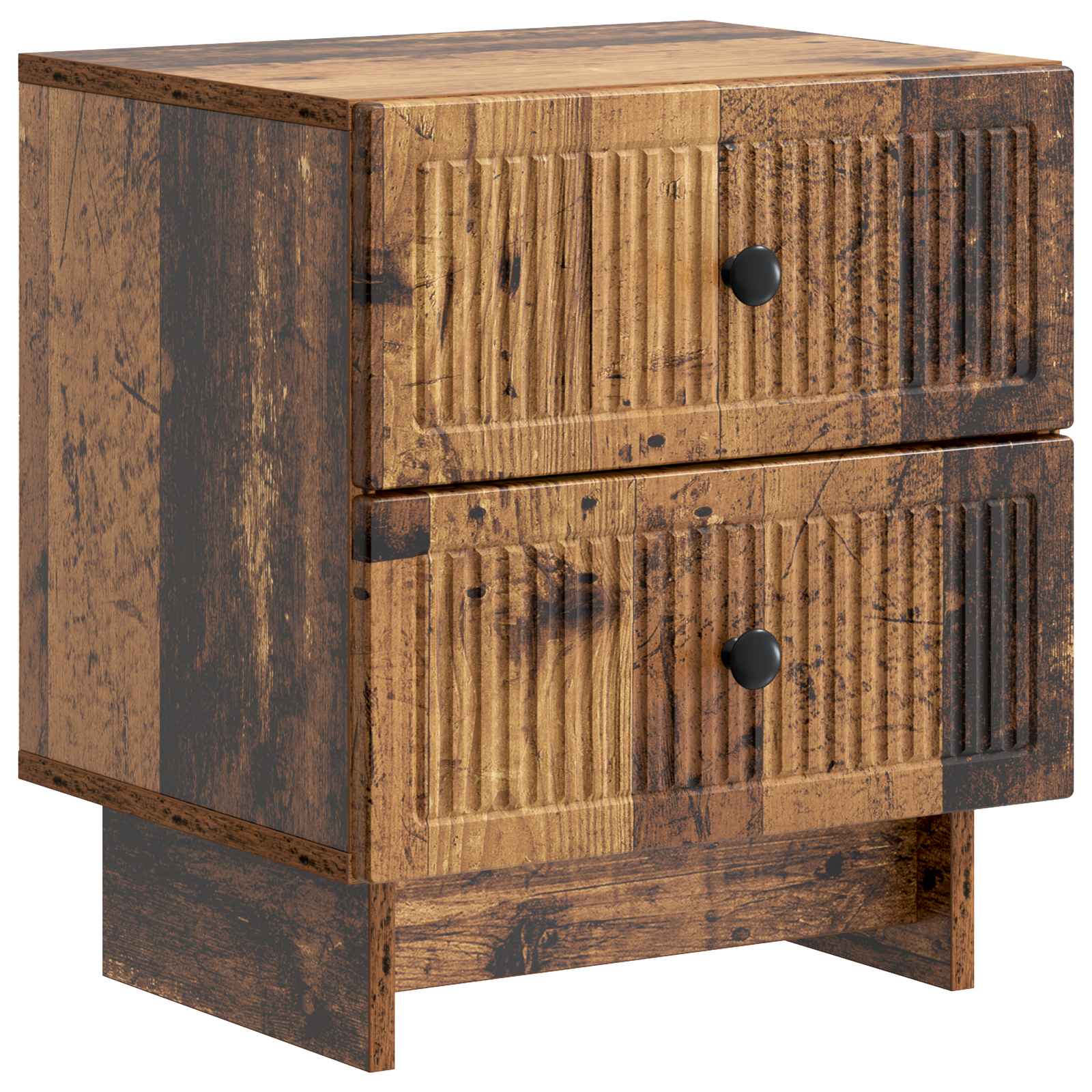 vidaXL Bedside Cabinet 2 pcs Old Wood 43 x 34.5 x 47.5 cm 5