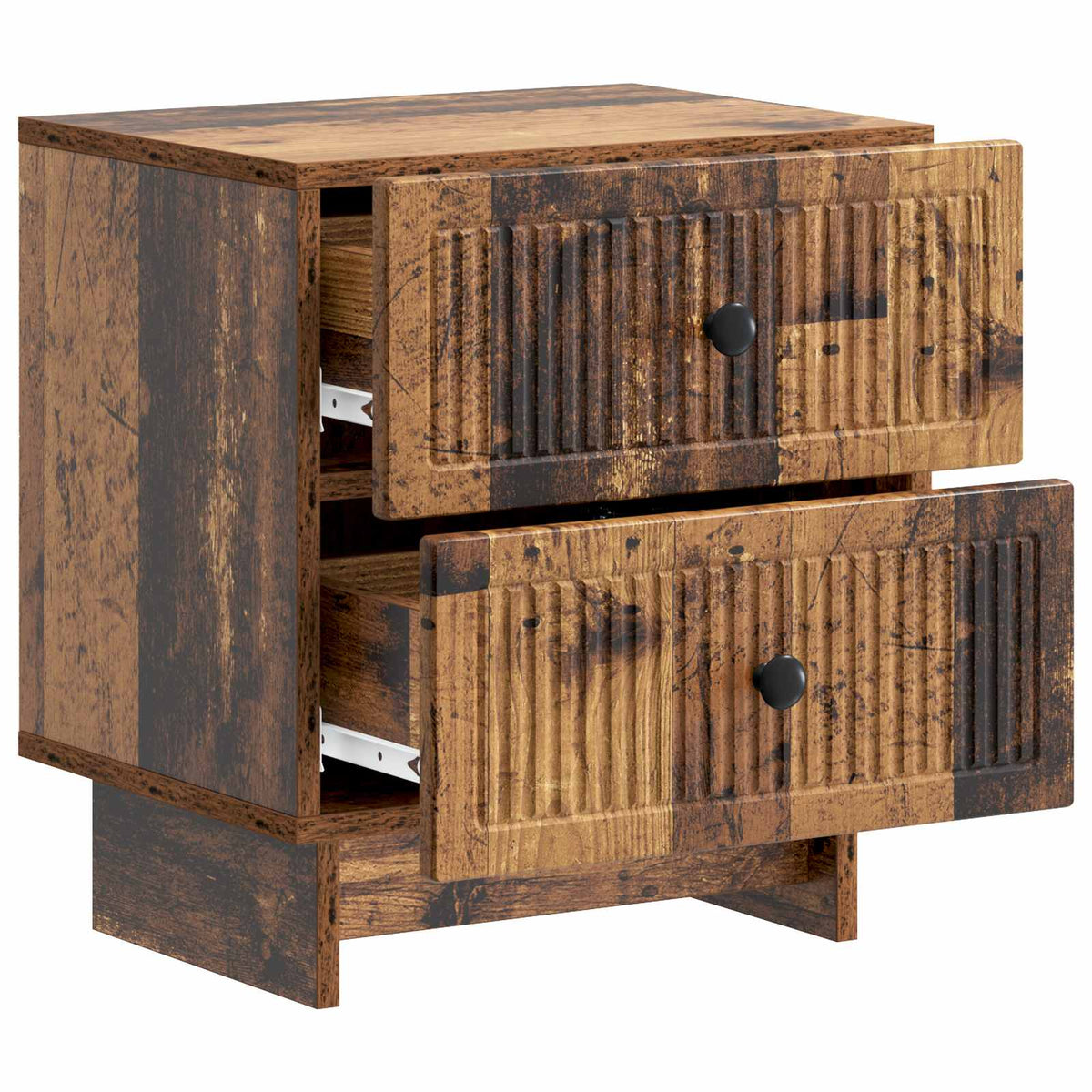 vidaXL Bedside Cabinet 2 pcs Old Wood 43 x 34.5 x 47.5 cm 6