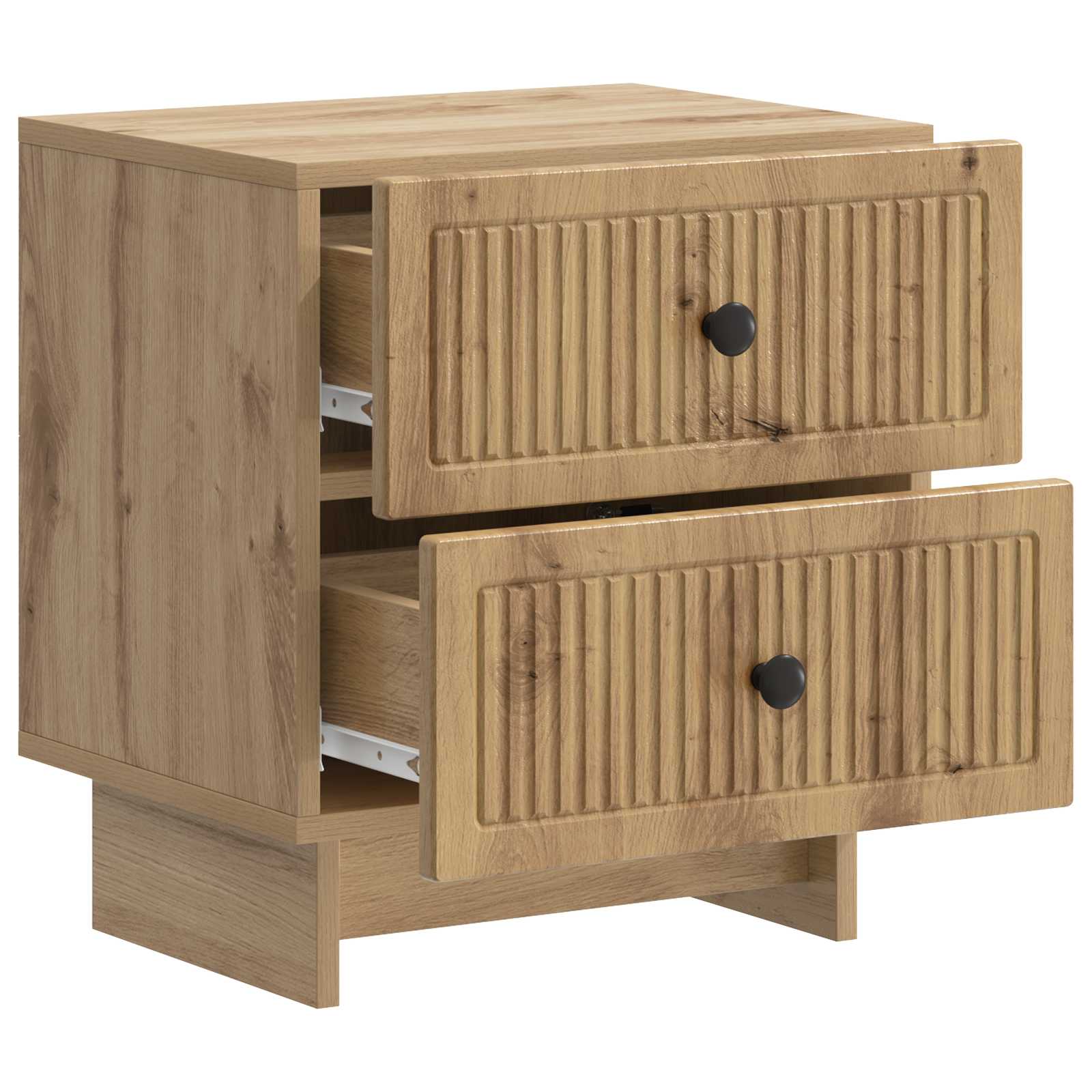 vidaXL Bedside Cabinet 2 pcs Artisan Oak 43 x 34.5 x 47.5 cm 6