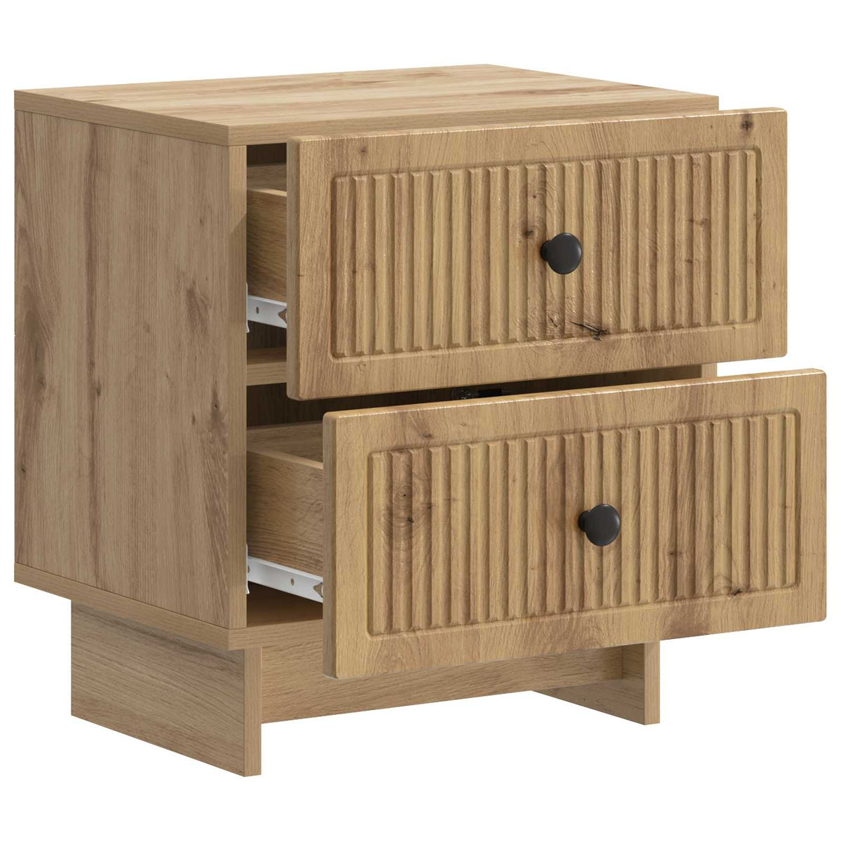 vidaXL Bedside Cabinet 2 pcs Artisan Oak 43 x 34.5 x 47.5 cm 6