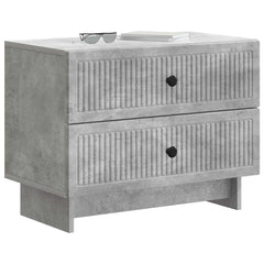 vidaXL Bedside Cabinet Concrete Grey 62 x 34.5 x 47.5 cm 3