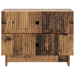 vidaXL Bedside Cabinet Old Wood 62 x 34.5 x 47.5 cm Engineered Wood 5