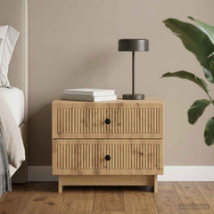 vidaXL Bedside Cabinet Artisan Oak 62 x 34.5 x 47.5 cm Engineered Wood 1