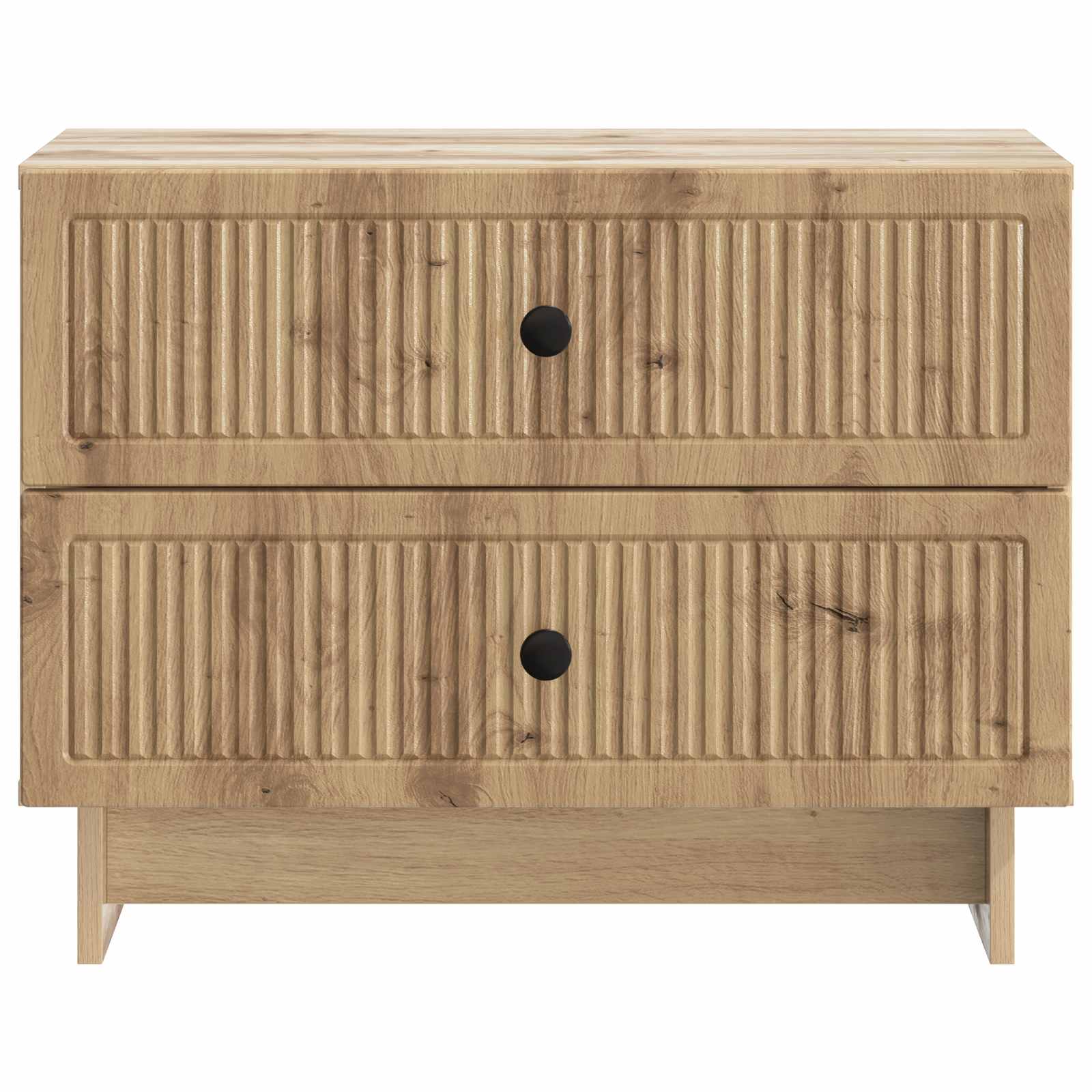 vidaXL Bedside Cabinet Artisan Oak 62 x 34.5 x 47.5 cm Engineered Wood 5