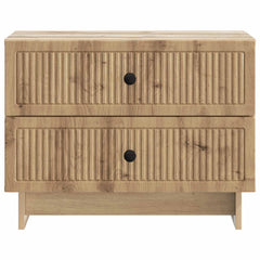 vidaXL Bedside Cabinet Artisan Oak 62 x 34.5 x 47.5 cm Engineered Wood 5