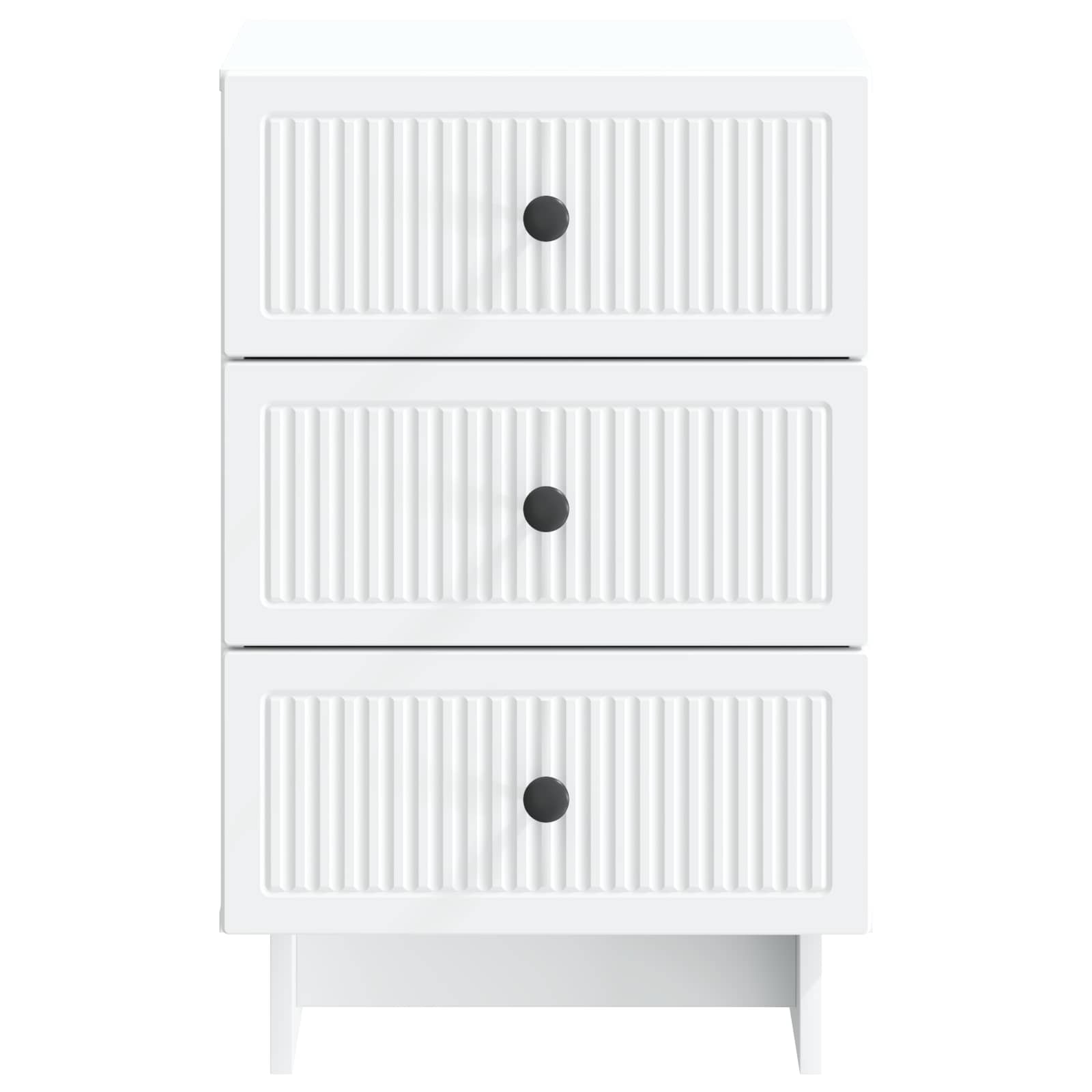 vidaXL Bedside Cabinet White 43 x 41 x 66.5 cm Engineered Wood 5