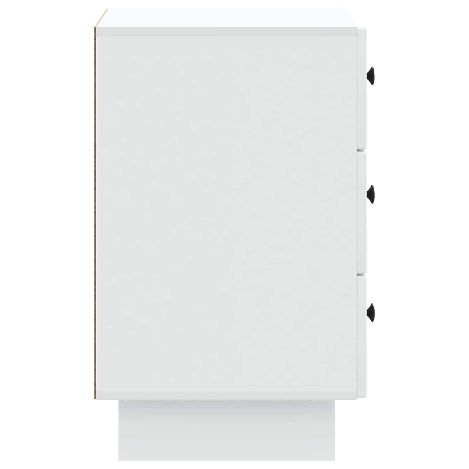 vidaXL Bedside Cabinet White 43 x 41 x 66.5 cm Engineered Wood 6
