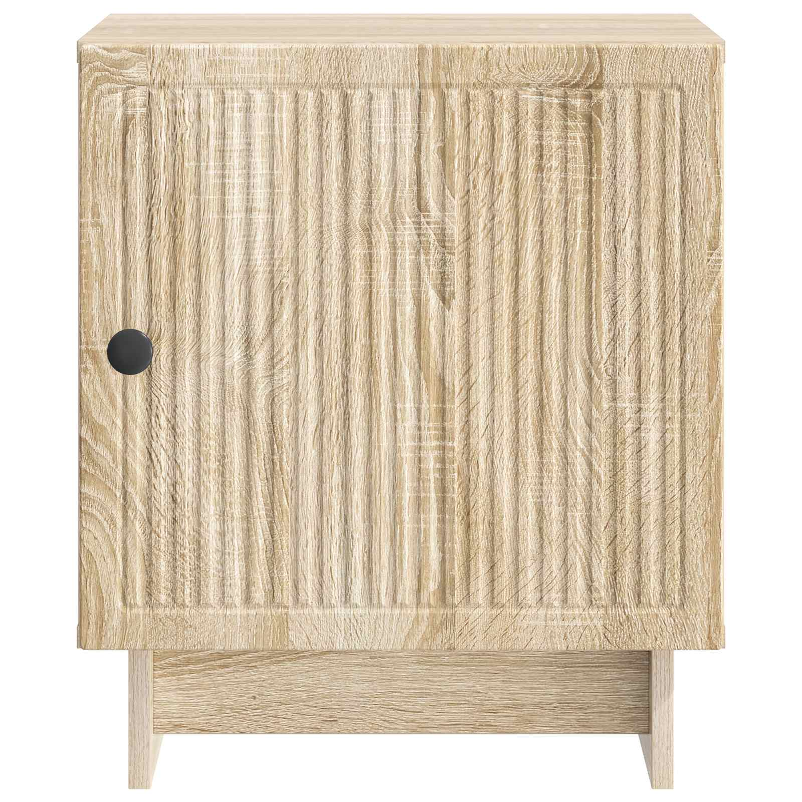vidaXL Bedside Cabinet Sonoma Oak 43 x 34.5 x 50 cm Engineered Wood 5