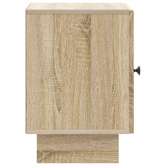 vidaXL Bedside Cabinet Sonoma Oak 43 x 34.5 x 50 cm Engineered Wood 6