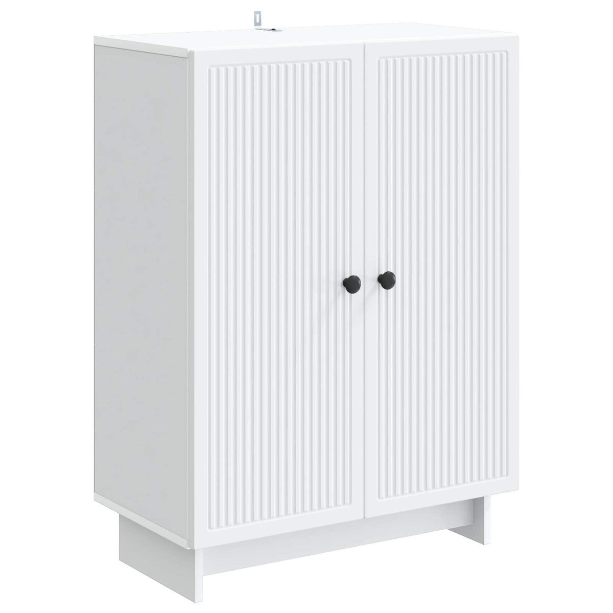Sideboard 66 x 34.5 x 90 cm Engineered Wood White