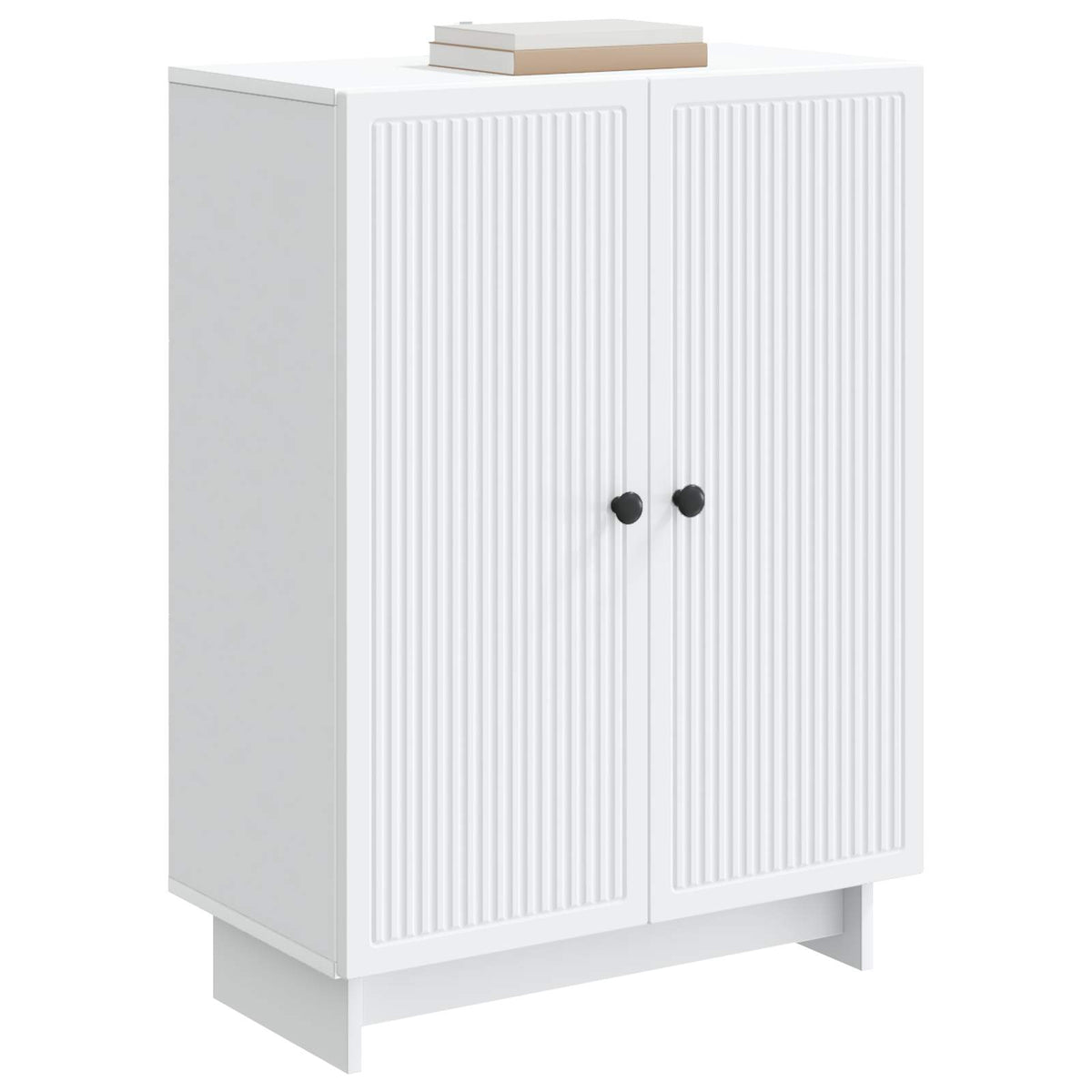 Sideboard 66 x 34.5 x 90 cm Engineered Wood White