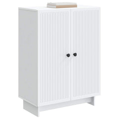 Sideboard 66 x 34.5 x 90 cm Engineered Wood White