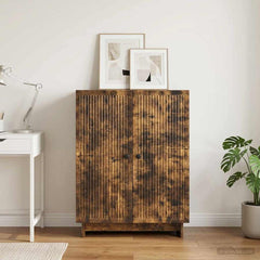 Sideboard 66 x 34.5 x 90 cm Engineered Wood Smoked oak