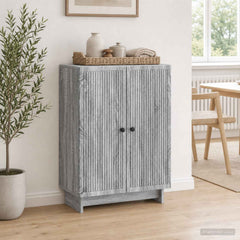 Sideboard 66 x 34.5 x 90 cm Engineered Wood Grey sonoma