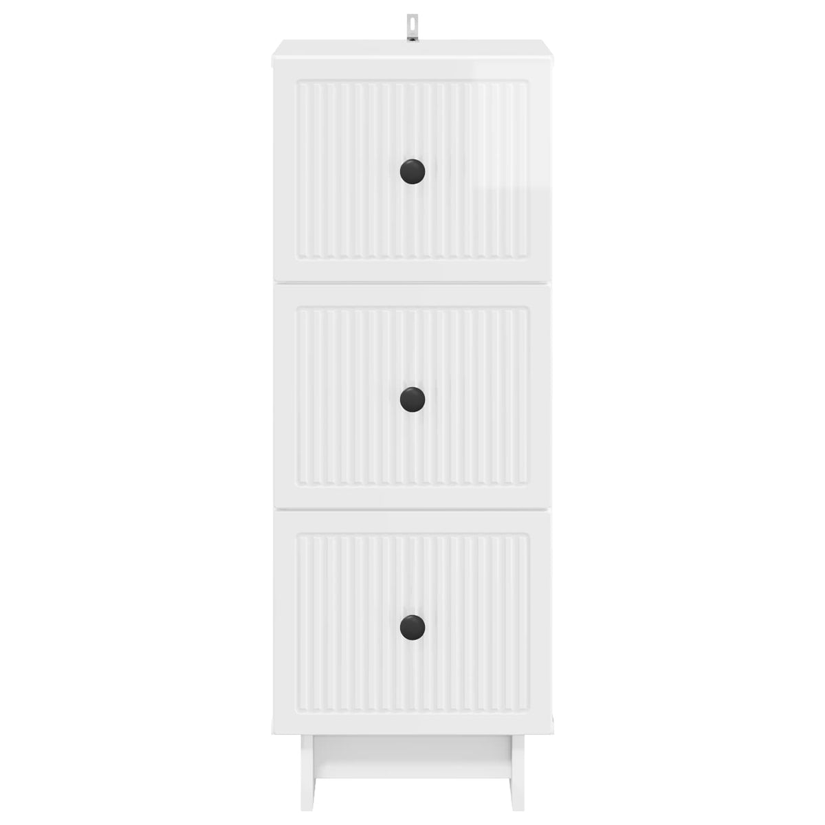 Drawer Cabinet High Gloss White, image 6