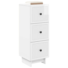 Drawer Cabinet High Gloss White, image 3