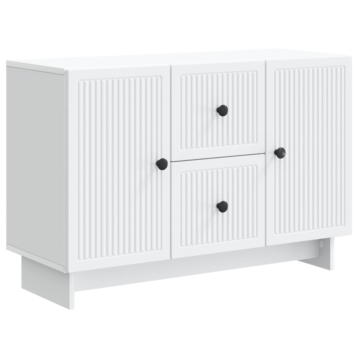 Sideboard 89 x 34.5 x 60 cm Engineered Wood White