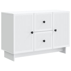 Sideboard 89 x 34.5 x 60 cm Engineered Wood White