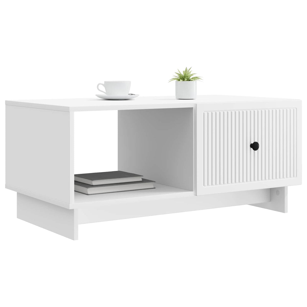 Coffee Table 90 x 50 x 40 cm Engineered Wood White