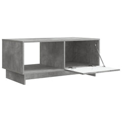 vidaXL Coffee Table Concrete Grey 90 x 50 x 40 cm Engineered Wood 4