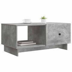 Coffee Table 90 x 50 x 40 cm Engineered Wood Concrete grey