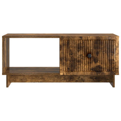 vidaXL Coffee Table Smoked Oak 90 x 50 x 40 cm Engineered Wood 5
