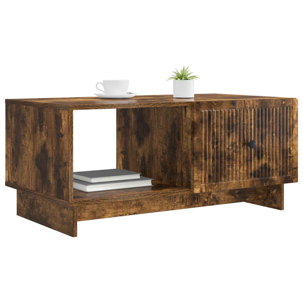 Coffee Table 90 x 50 x 40 cm Engineered Wood Smoked oak