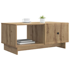 Coffee Table 90 x 50 x 40 cm Engineered Wood Artisan oak