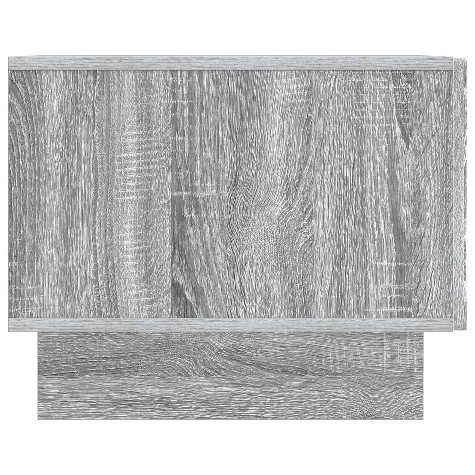 vidaXL Coffee Table Grey Sonoma 49 x 50 x 40 cm Engineered Wood 6