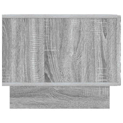 vidaXL Coffee Table Grey Sonoma 49 x 50 x 40 cm Engineered Wood 6