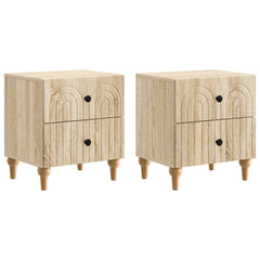 vidaXL Bedside Cabinet 2 pcs Sonoma Oak 43 x 34.5 x 48 cm 2