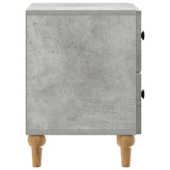 vidaXL Bedside Cabinet Concrete Grey 43 x 34.5 x 48 cm Engineered Wood 6