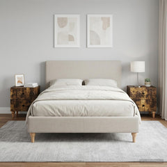 vidaXL Bedside Cabinet 2 pcs Smoked Oak 43 x 34.5 x 48 cm 4