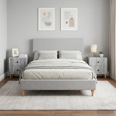vidaXL Bedside Cabinet 2 pcs Grey Sonoma 43 x 34.5 x 48 cm 4