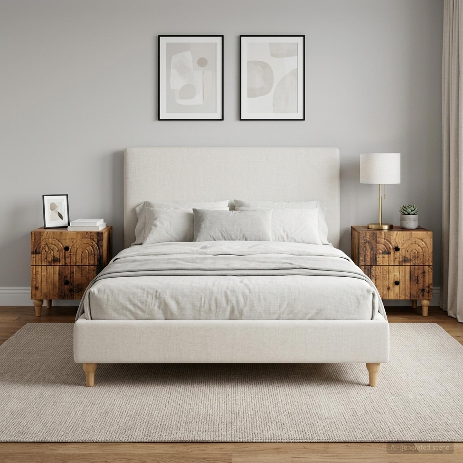 vidaXL Bedside Cabinet 2 pcs Old Wood 43 x 34.5 x 48 cm 4