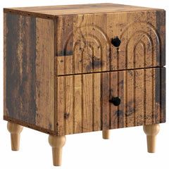 vidaXL Bedside Cabinet 2 pcs Old Wood 43 x 34.5 x 48 cm 5