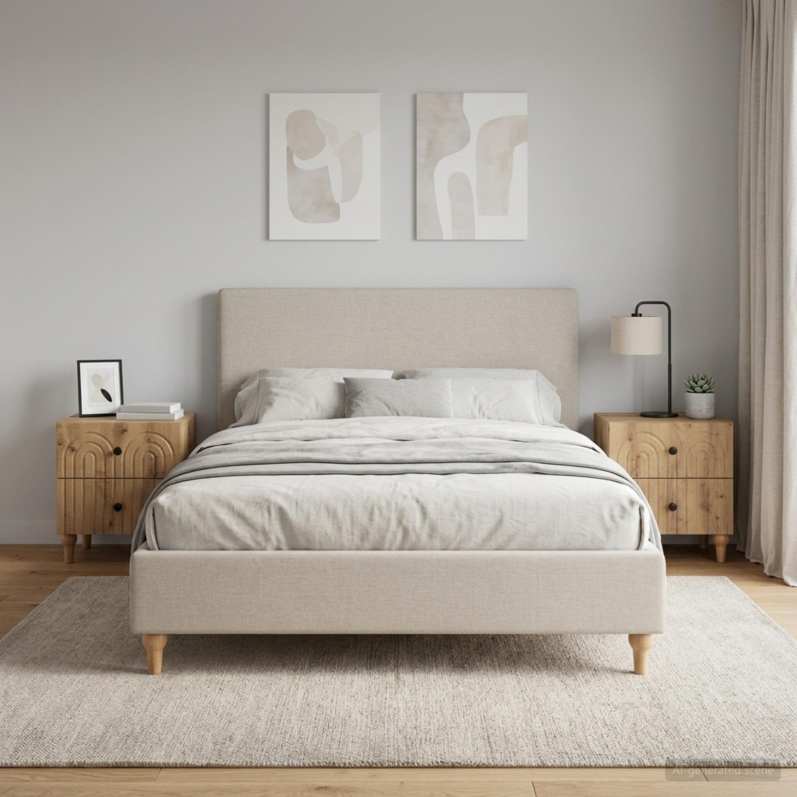 vidaXL Bedside Cabinet 2 pcs Artisan Oak 43 x 34.5 x 48 cm 1