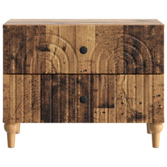 vidaXL Bedside Cabinet Old Wood 62 x 34.5 x 48 cm Engineered Wood 5