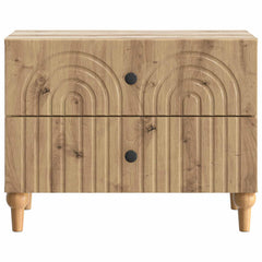 vidaXL Bedside Cabinet Artisan Oak 62 x 34.5 x 48 cm Engineered Wood 5