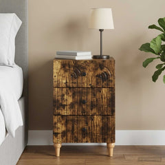 Bedside Cabinet 43x 41 x 66.5 cm Engineered Wood Smoked oak