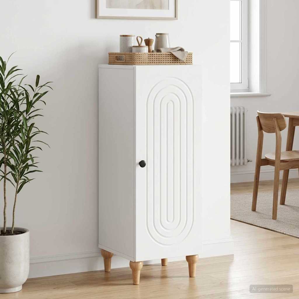 Sideboard 33 x 34.5 x 90 cm Engineered Wood White