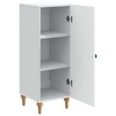 Sideboard 33 x 34.5 x 90 cm Engineered Wood White