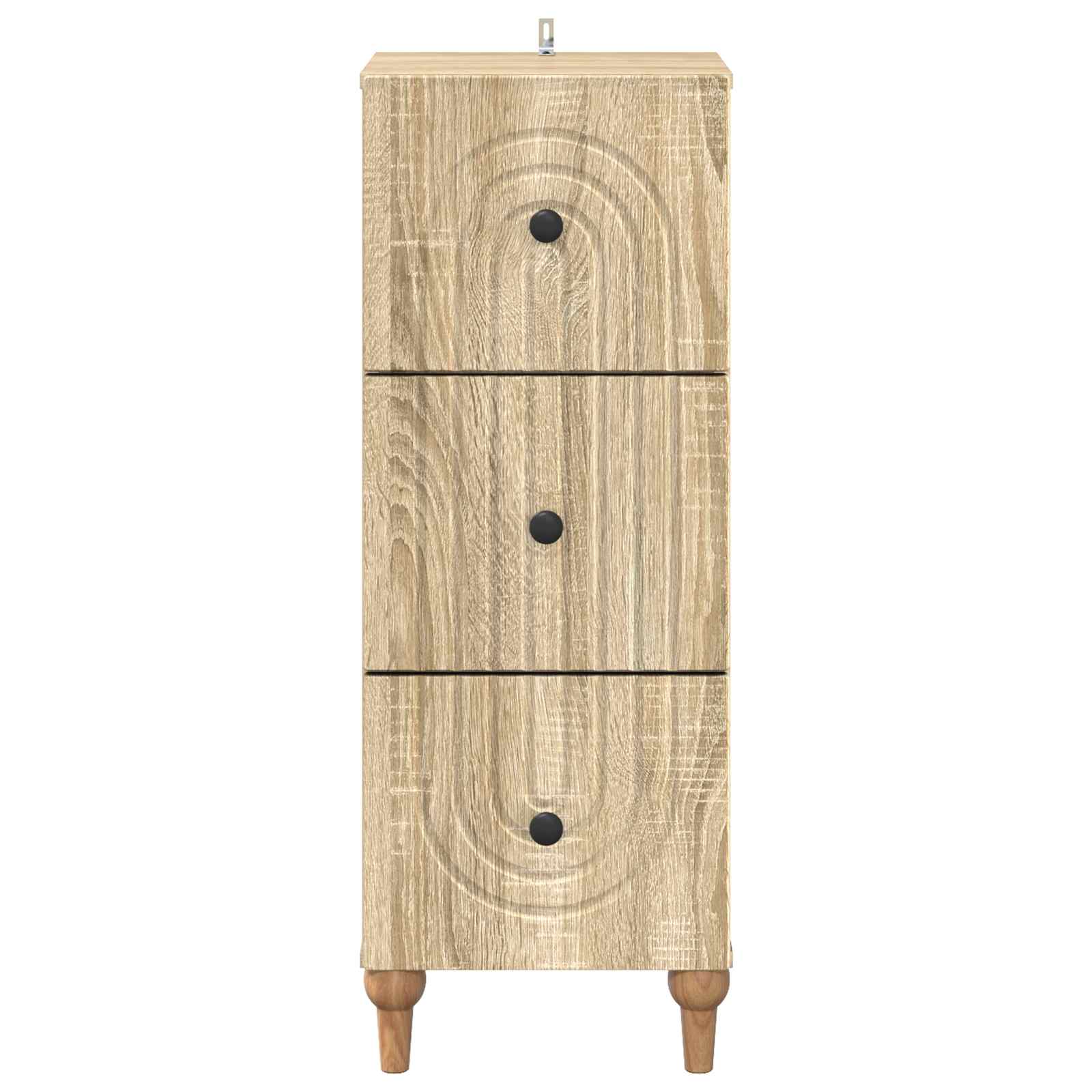 vidaXL Drawer Cabinet 33 x 34.5 x 90 cm Engineered Wood Sonoma Oak 6