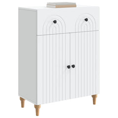 Sideboard 66 x 34.5 x 90 cm Engineered Wood White