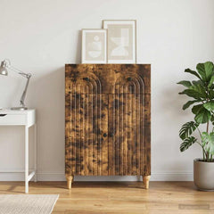 Sideboard 66 x 34.5 x 90 cm Engineered Wood Smoked oak