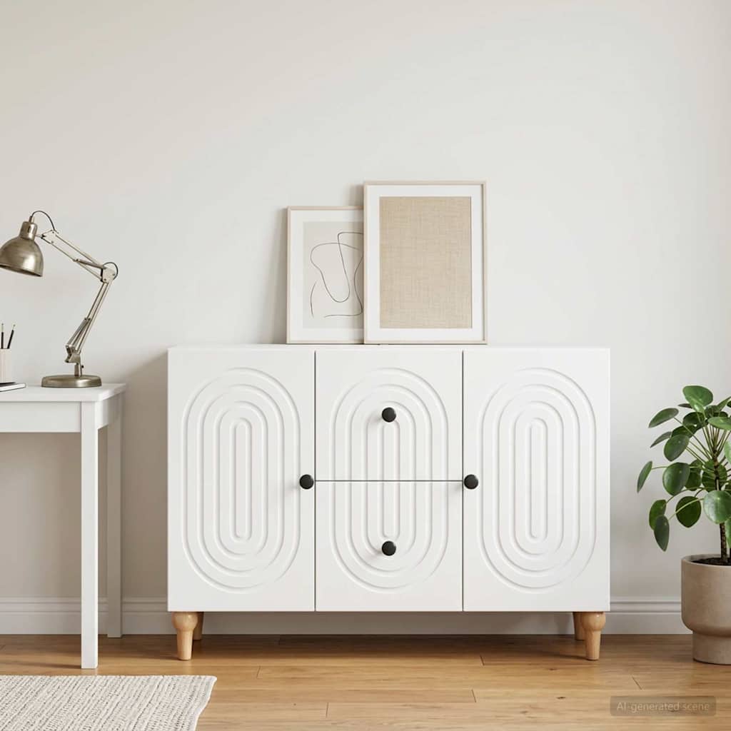 TV Cabinet 89 x 34.5 x 60 cm Engineered Wood White
