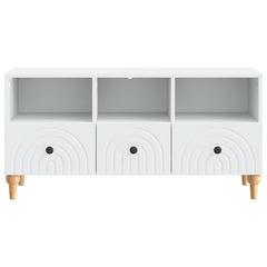 TV Cabinet 102 x 34.5 x 50 cm Engineered Wood White