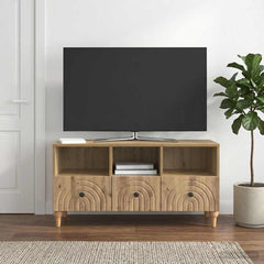 TV Cabinet 102 x 34.5 x 50 cm Engineered Wood Artisan oak