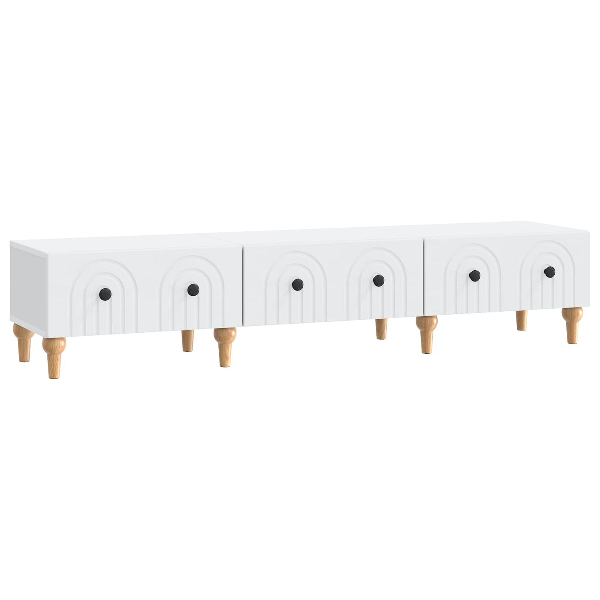 TV Cabinet 147 x 34.5 x 30 cm Engineered Wood White