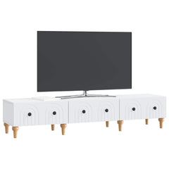 TV Cabinet 147 x 34.5 x 30 cm Engineered Wood White